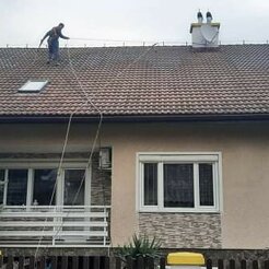 čistenie strechy