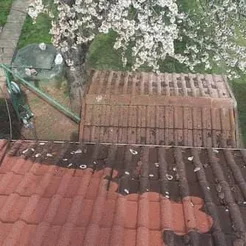 čistenie strechy