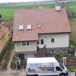 čistenie strechy