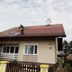 čistenie strechy