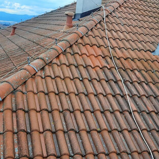 čistenie strechy