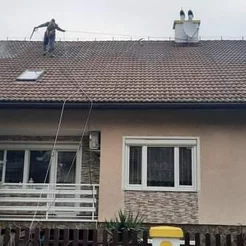 čistenie strechy