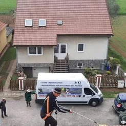 čistenie strechy