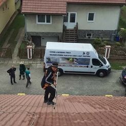čistenie strechy
