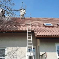čistenie strechy