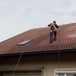 čistenie strechy