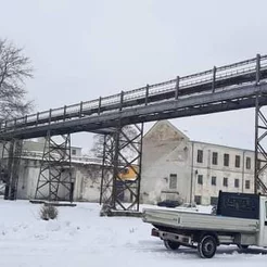 pálenie potrubného mostu