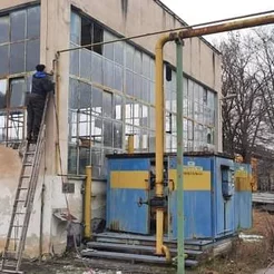 pálenie potrubného mostu