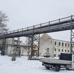 pálenie potrubného mostu